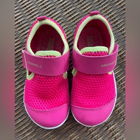 Merrell Baby Girl Bare Steps H2O Sneakers Water Sandals Very Gently Used - Picture 2 of 10